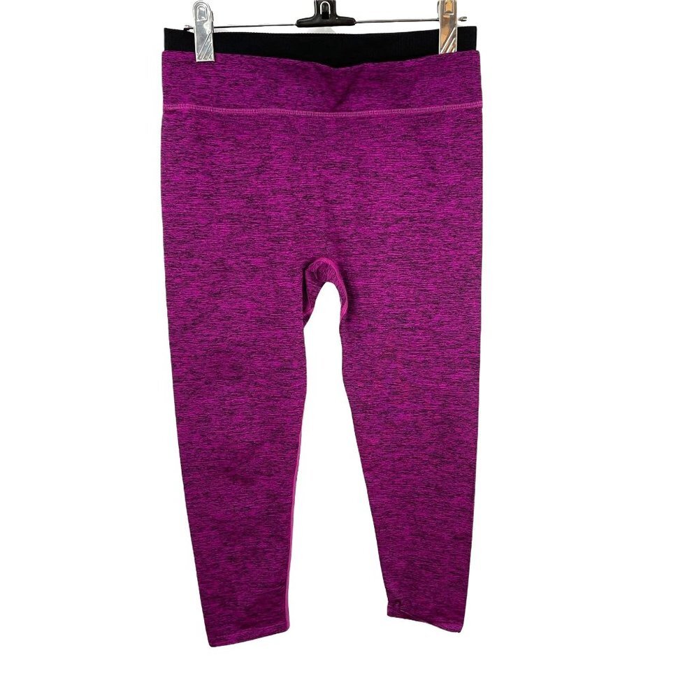 Fabletics Purple Heathered High-Waist Leggings
